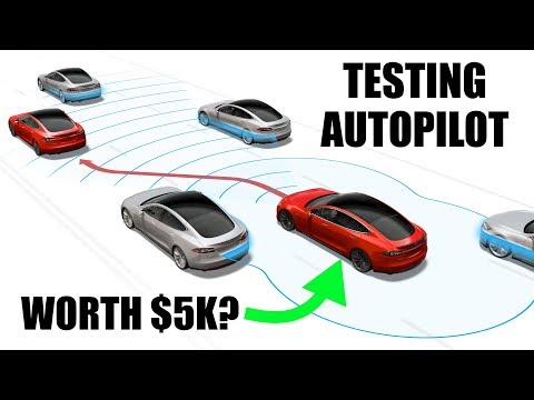 How does Tesla’s Autopilot contribute to optimizing energy usage during highway drafting with electric courier and package delivery trucks?
