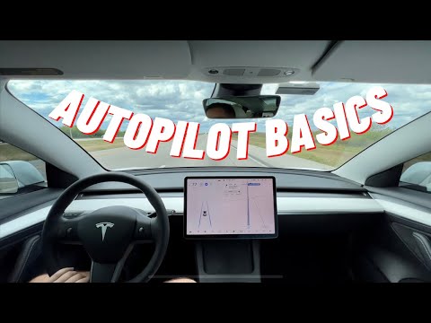 How does Tesla’s Autopilot contribute to reducing energy consumption during highway driving in windy conditions?