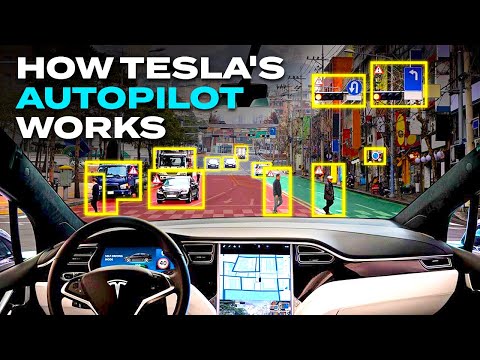 How does Tesla’s Autopilot contribute to optimizing energy usage during highway drafting with electric agricultural machinery?