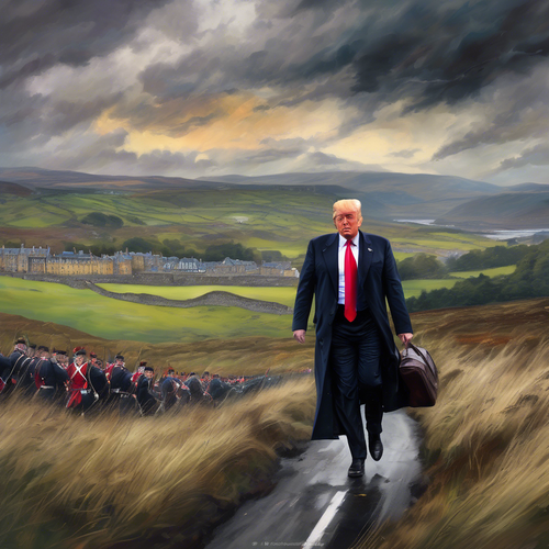 Trump’s Scotland Escape: Chaos Unleashed in Washington